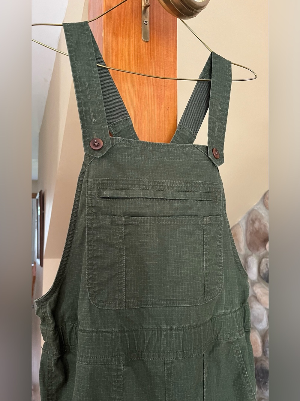 Women’s Duluth Trading Co Hempstop Pull on Overalls small green - Picture 6 of 10